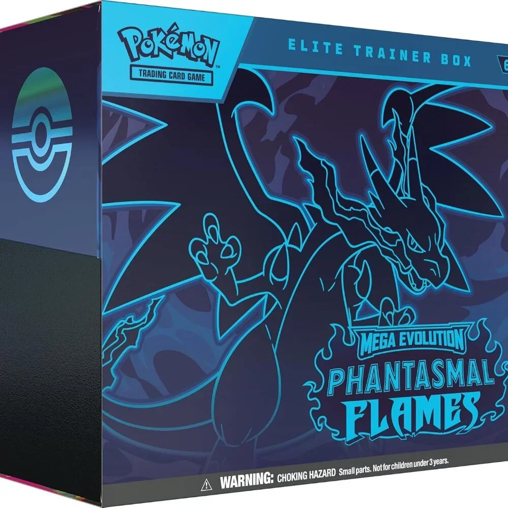 Pokémon TCG: Mega Evolution Phantasmal Flames Elite Trainer Box 9 Booster Packs - Picture 8 of 8